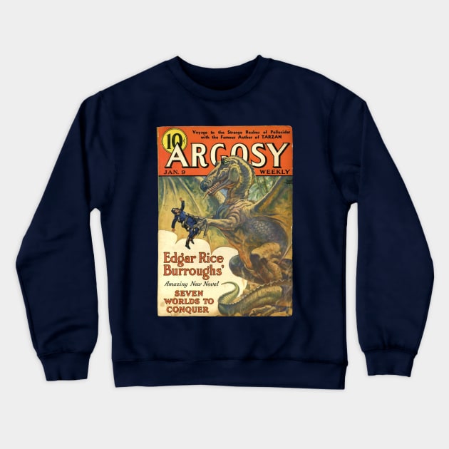 Argosy Weekly Crewneck Sweatshirt by MindsparkCreative